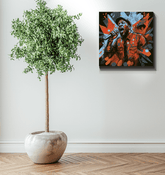 Let the music speak wrapped canvas - Beyond T-shirts